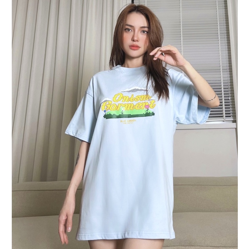 Áo thun PIXEL PARC White - Basic Tee ONISM.STU