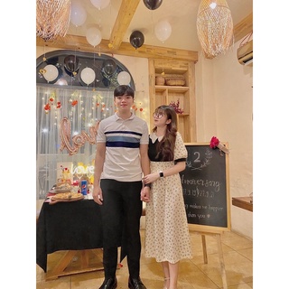 Váy hoa dài tiểu thư