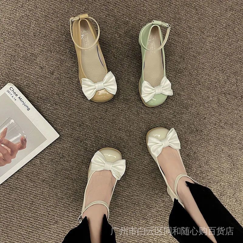 Giày Cao Gót Mary Jane Thời Trang Xuân Hè 2022 Kiểu Mới Cho Nữ