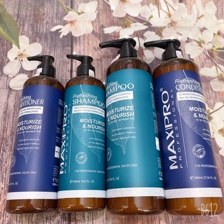  Dầu gội xả siêu phục hồi chống gàu - chống rụng Maxipro 500ml 800ml  Chính Hãng  