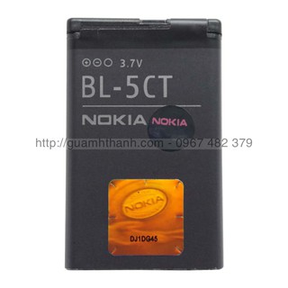 Pin nokia 6303, 6303i, 6730 classic, c6-01, c5-002, c5-00, c3-01, 5220 xpressmusic bl-5ct 1050mah zin cty