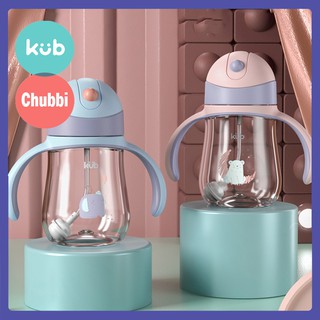[15/9 Giao Hàng] Bình Uống Nước Cho Bé Nhựa Tritan Chống Sặc Uống Ở Mọi Tư Thế - KUB