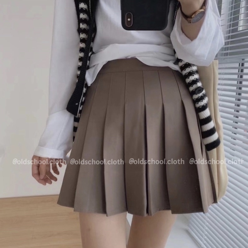 CHÂN VÁY TENNIS ULZZANG (ảnh thật/sẵn/video)