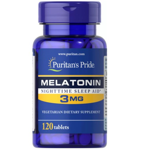 Melatonin giúp ngủ ngon Puritan's Pride Melatonine 60v