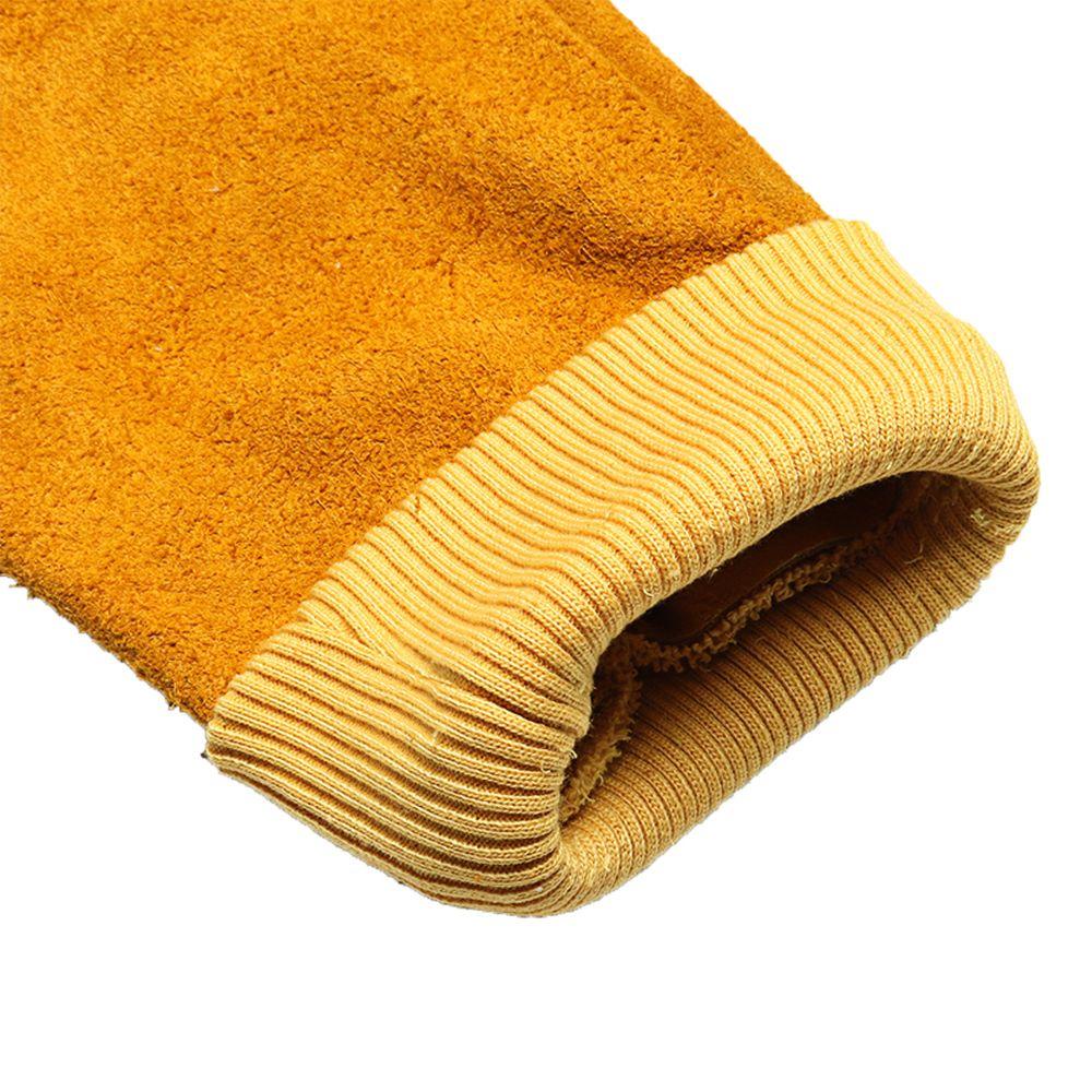 Găng Tay Hàn 22.6 &quot;Bằng Da Bò Đàn Hồi Bảo Vệ Cánh Tay