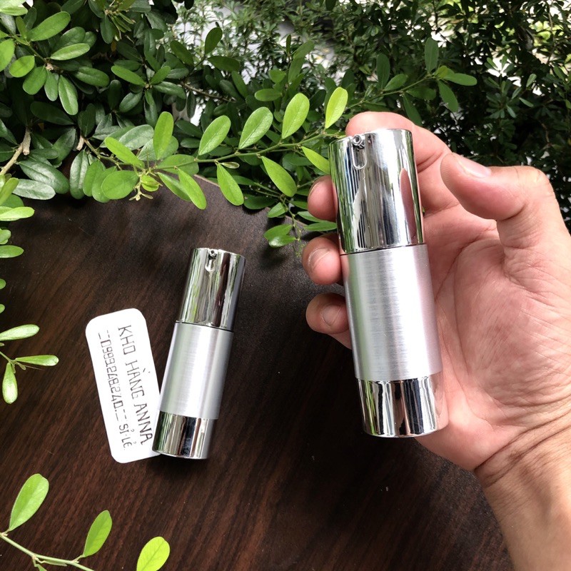 Chai xịt giọt / xịt sương CHÂN KHÔNG BẠC Chiết Mĩ phẩm  - Lọ Hút Chân không 10ml / 20ml / 30ml 50ml / 100ml