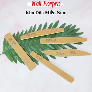 Dũa nhám da bò dingxi cao cấp dũa móng tay móng gel móng bột