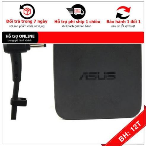 [BH12TH] [- Sạc Laptop Asus K550LA K550CA K552EA 19V 3.42A Hình Vuông . ZIN