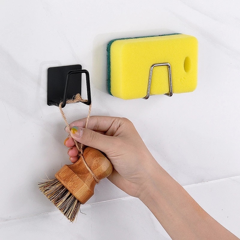 Giá Đỡ Xà Phòng Bằng Thép Không Gỉ Gắn Bồn Rửa Nhà Bếp Tiện Dụng