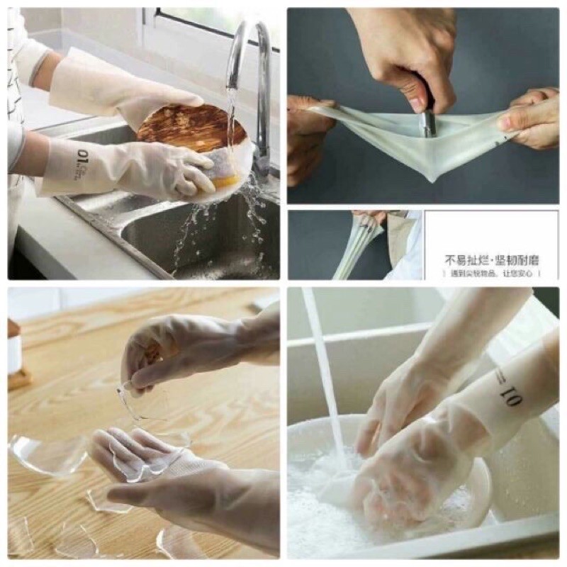 Găng Tay Cao Su Non JUMI Siêu Bền Hình Con Hươu