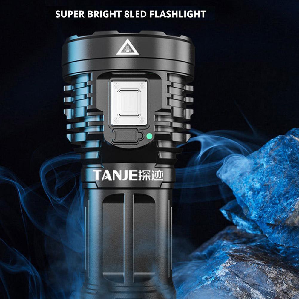 Đèn Pin Siêu Sáng 8 LED Chống Thấm Nước H7H2