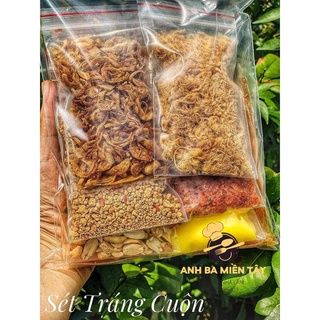 Bánh tráng dẻo tôm bơ trứng gà siêu to