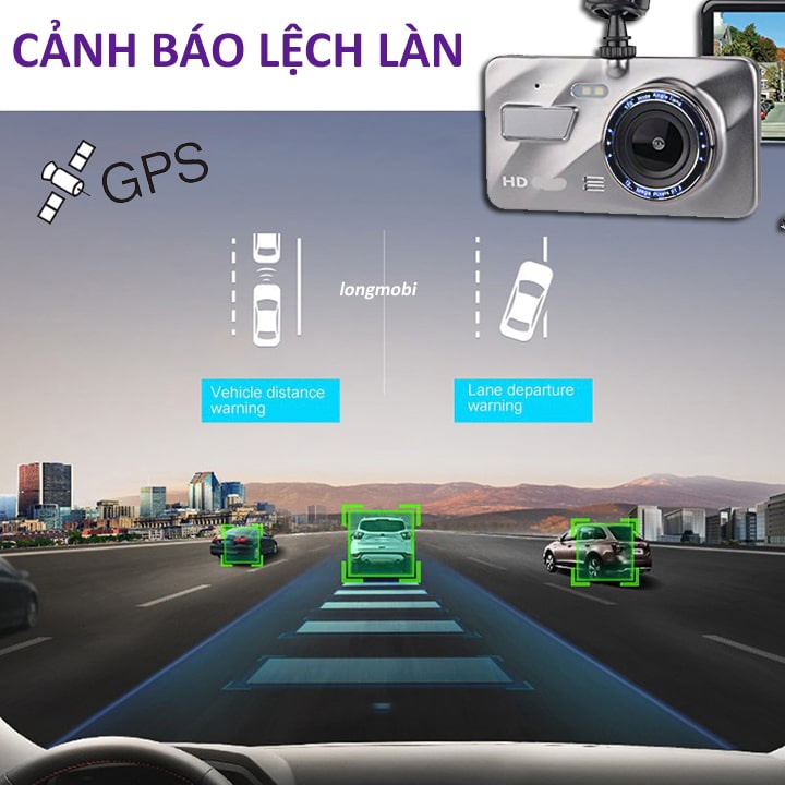 Camera hành trình wintosee V10 hình ảnh 2k siêu nét, độ phân giải 1296p, hiển thị tốc độ, có GPS