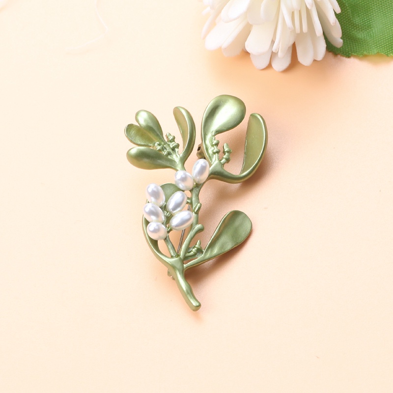 (MớI) Ghim GàI ÁO HợP Kim ĐíNh NgọC Trai Giả Xinh XắN