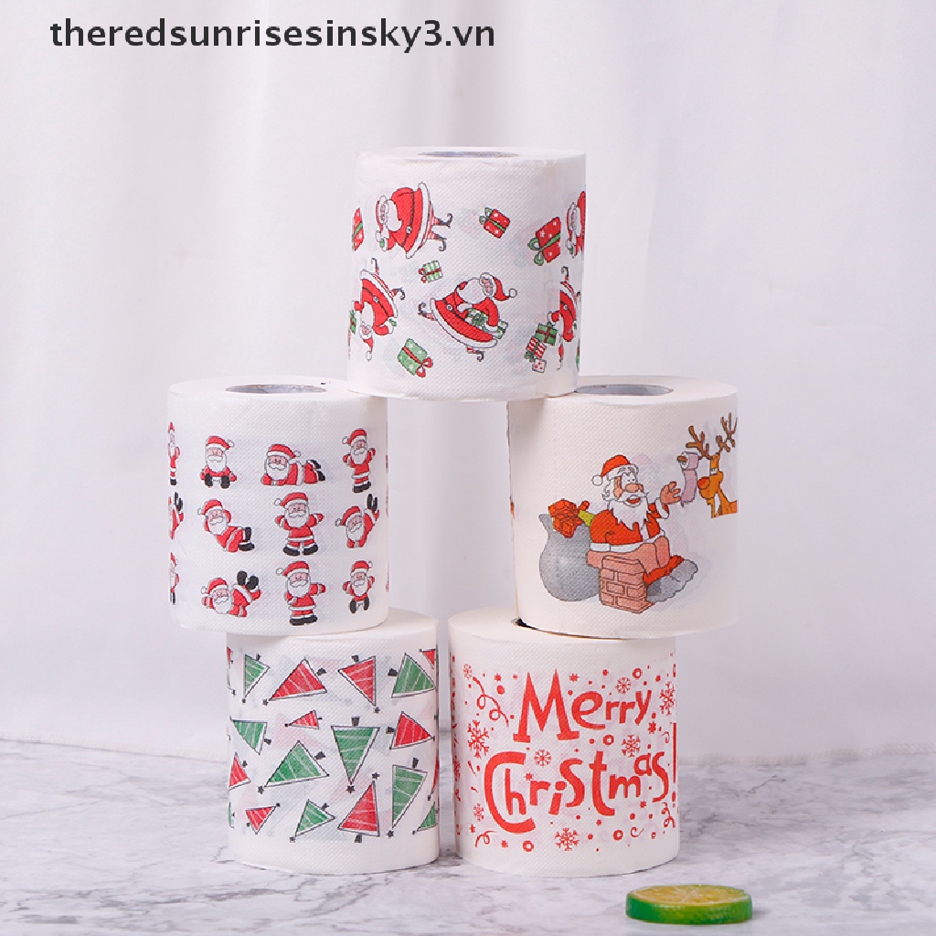Cuộn Giấy Vệ Sinh Trang Trí Giáng Sinh Đẹp Mắt
