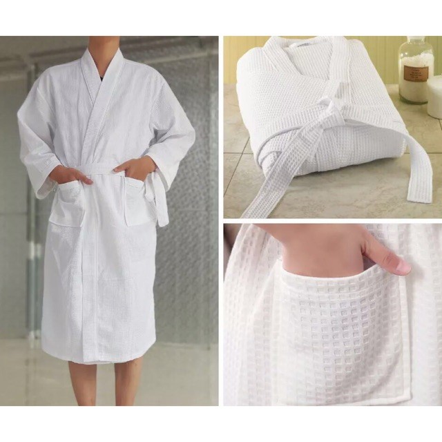 Áo choàng tắm khách sạn cao cấp chuyên dùng cho các khách sạn khu nghỉ dưỡng cao cấp chất liệu vải tổ ong thoáng mát