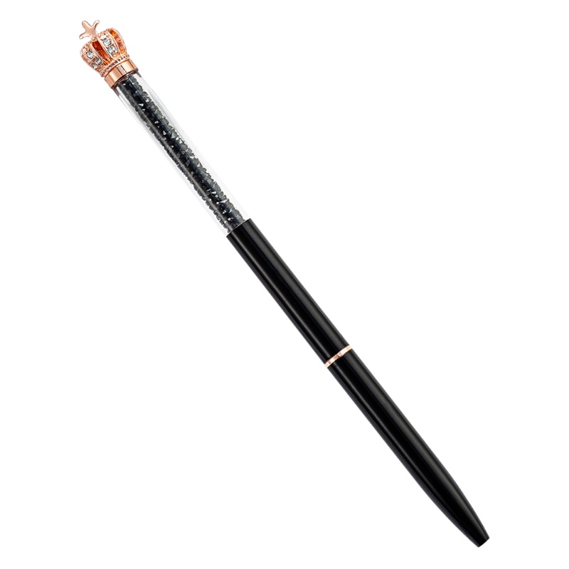 Bút Bi Xoay Kim Loại Hình Vương Miện Lấp Lánh Trang Trí Tiệc Cưới / Sinh Nhật