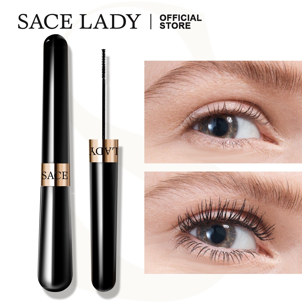 Set SACE LADY Bút Kẻ Mắt Mascara Và Dụng Cụ Kẹp Bấm Cong Lông Mi Chống Thấm Nước Lâu Trôi Làm Dẹp | BigBuy360 - bigbuy360.vn