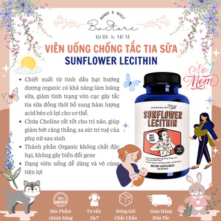 Viên Uống Chống Tắc Tia Sữa Sunflower Lecithin Legendairy Milk