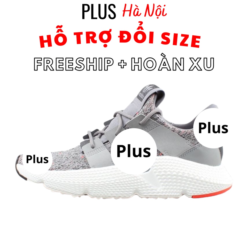 Giày thể thao sneaker 𝐀𝐃𝐈𝐃𝐀𝐒 prophere - thân giày vải đế cao su đúc - cổ thấp đế cao 5cm - màu sắc trắng đỏ