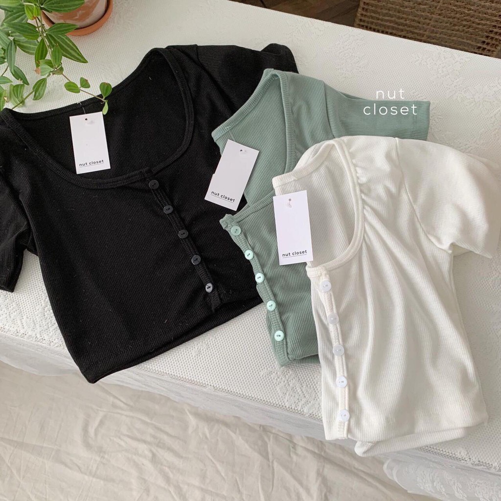 Áo Crop top Hàn Quốc