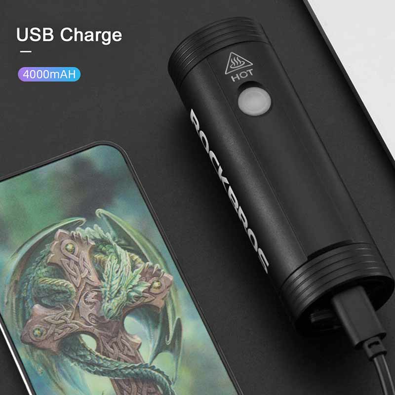 Đèn pha ROCKBROS 400lm 800lm chống thấm nước dành cho xe đạp