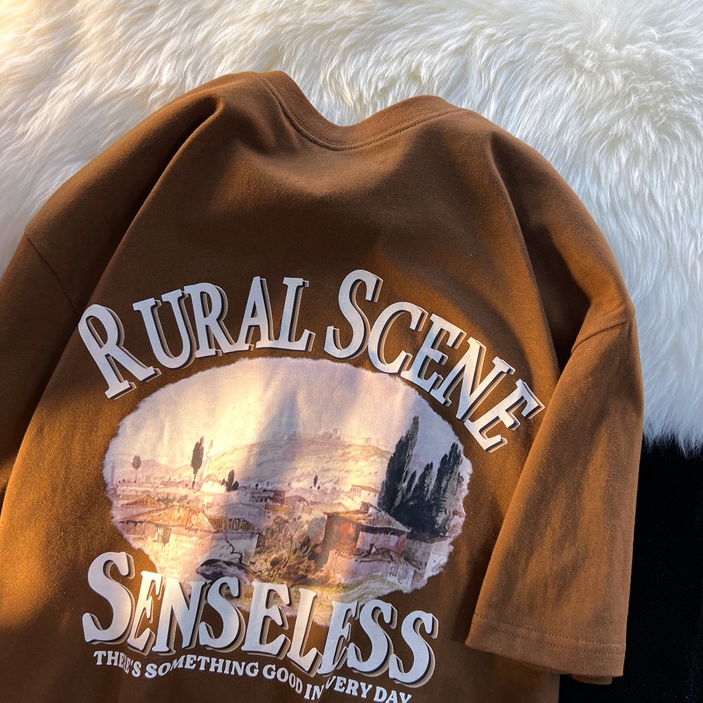 NRVP Áo Thun Nữ Ngắn Tay In Chữ Phong Cách Hàn Quốc