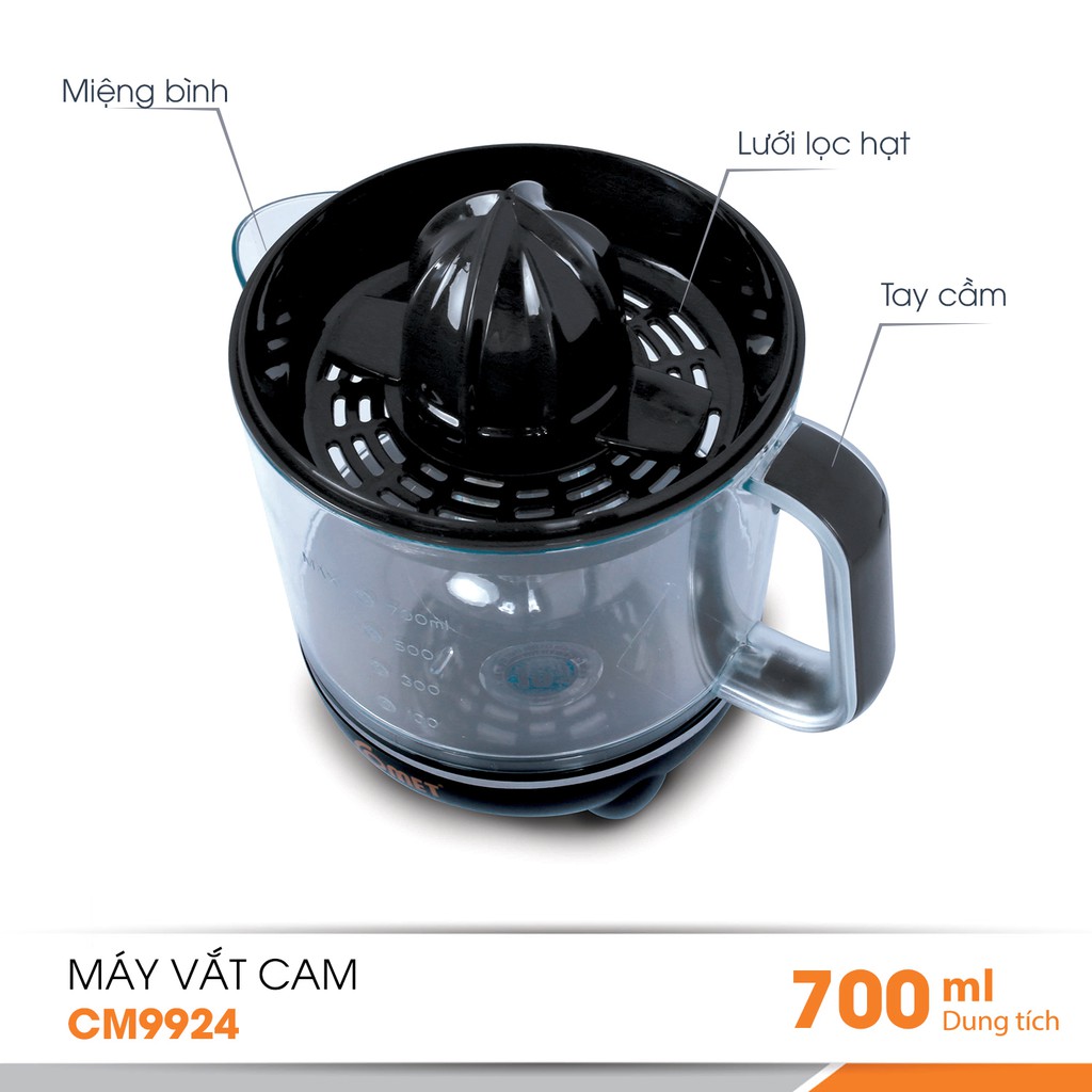 Máy vắt cam 0,7L COMET - CM9924