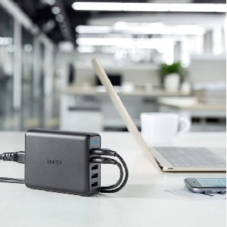 Sạc Anker PowerPort Speed 5 A2054 - 2 cổng, 63W