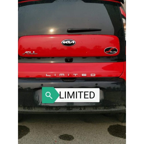 Chữ limited phong cách porsche [HÀNG CAO CẤP]