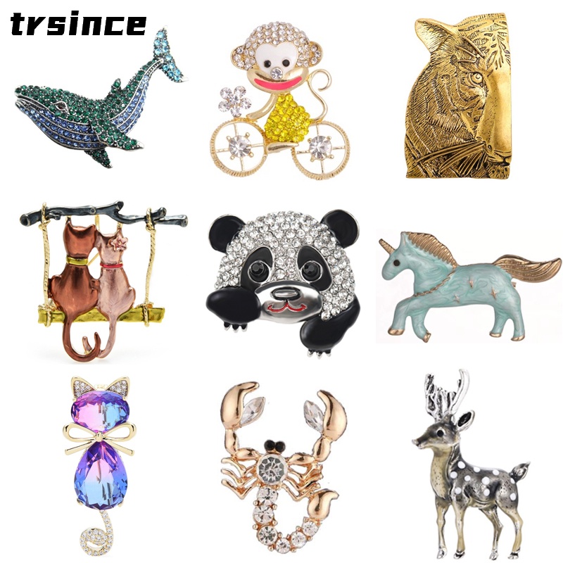 Pin Cài Áo Hình Động Vật Dễ Thương Dành Cho Giới Trẻ