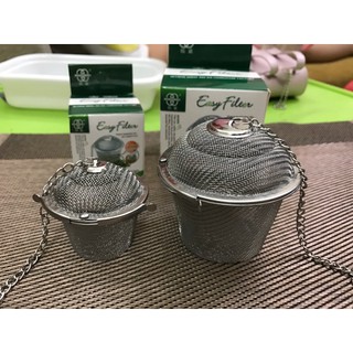 Quả lọc trà inox to nhỏ