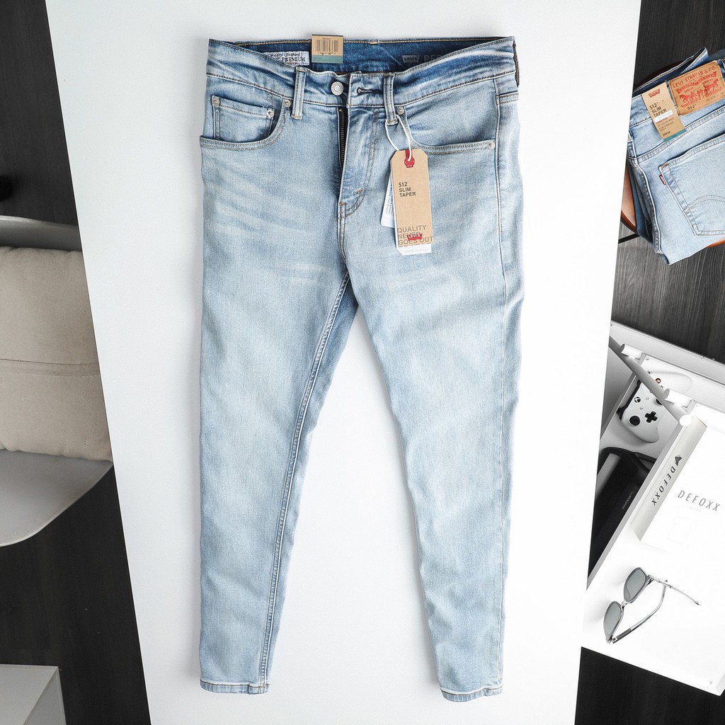 Quần Jeans Levis 512 made in cambodia