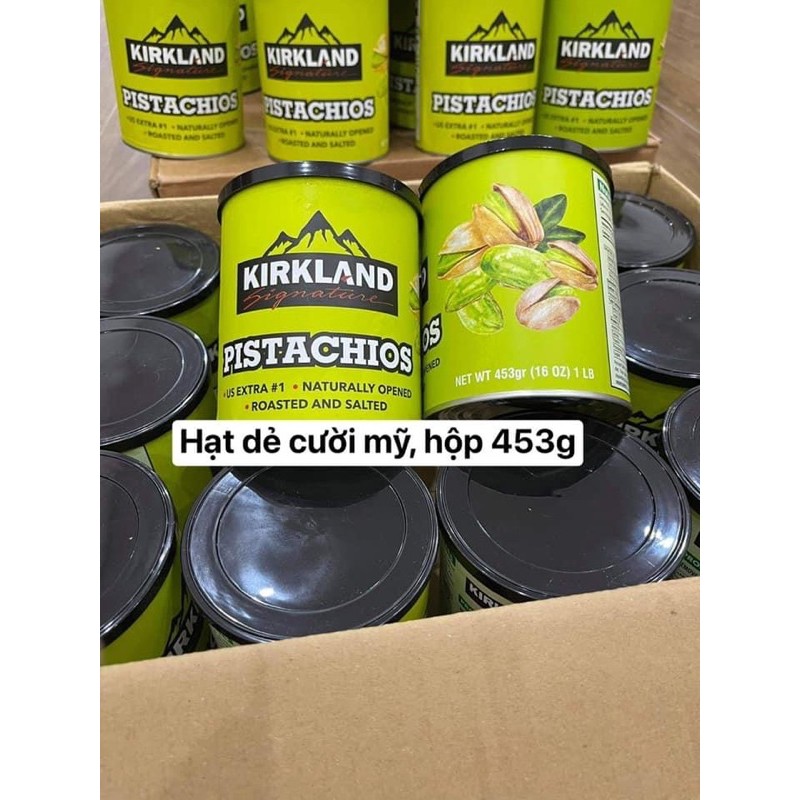 Hạt dẻ cười nhập Mỹ Kirkland 453g