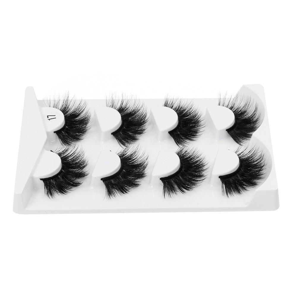 Set 4 Cặp Lông Mi Giả 3D Handmade Thời Trang Dành Cho Nữ