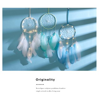 Dreamcatcher Đính Lông Vũ Trang Trí
