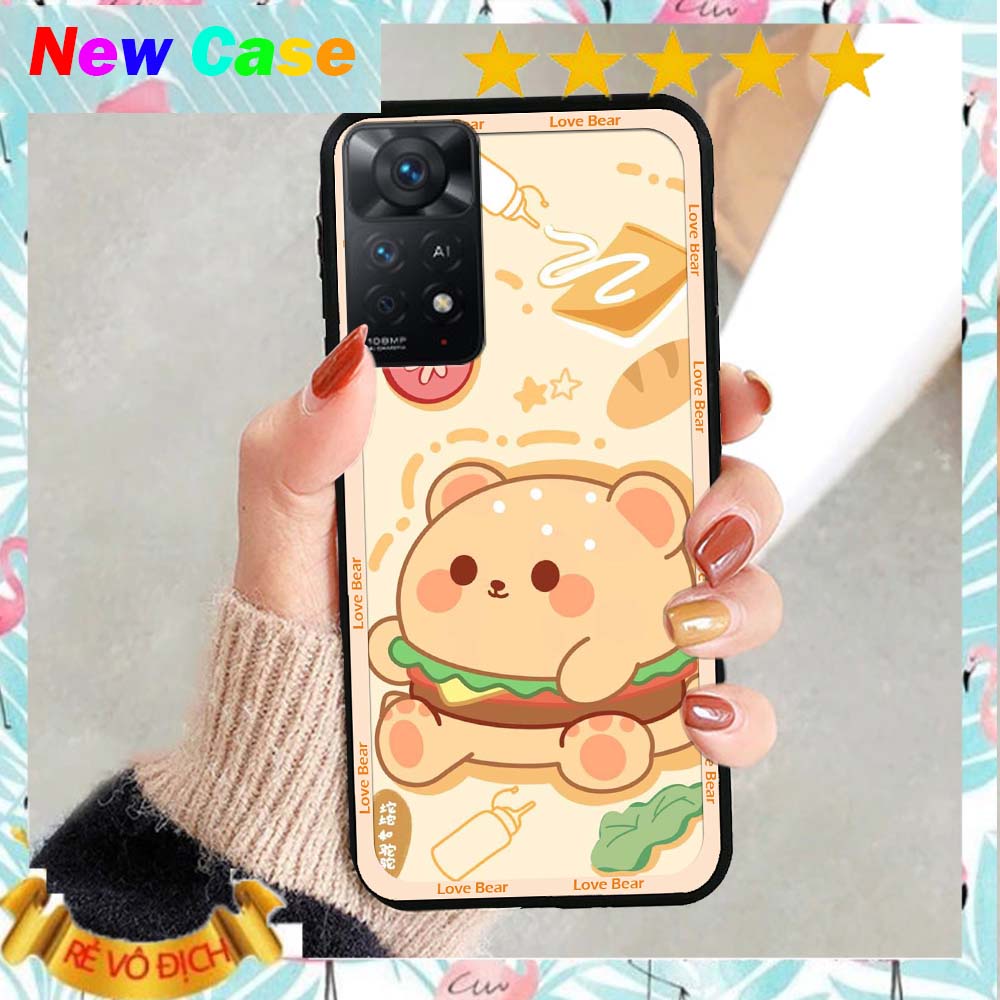 Ốp lưng Xiaomi Redmi Note 11 4G / Note 11S / Note 11 Pro 5G in hình họa tiết động vật cute đáng yêu