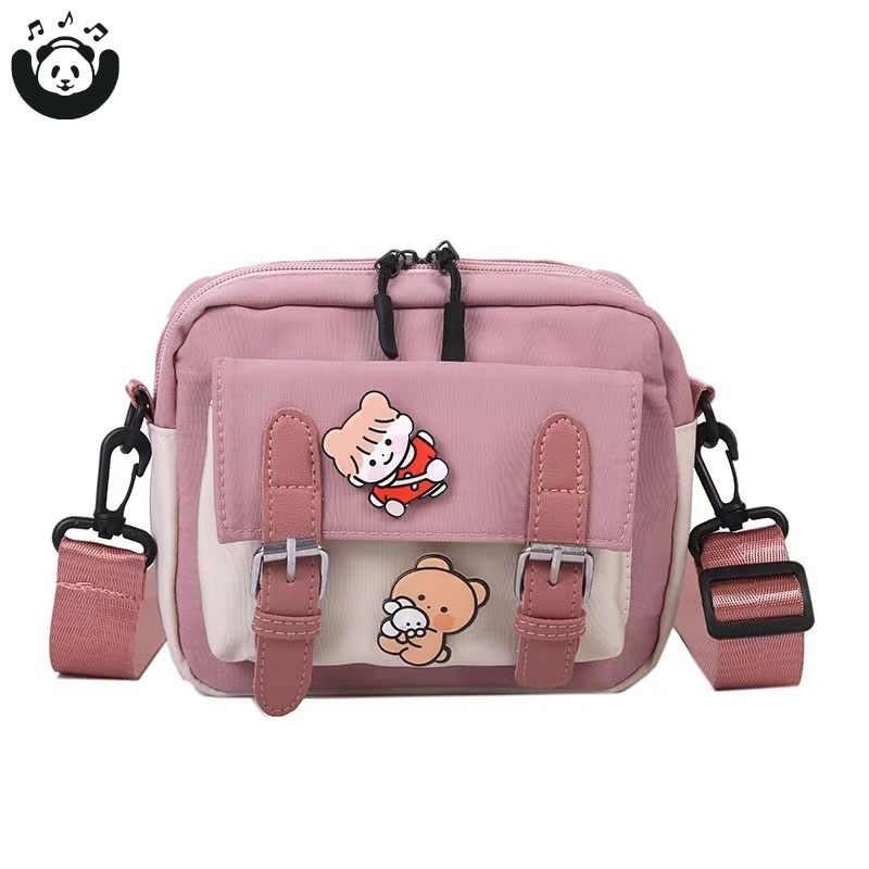 Túi đeo chéo vai bằng nylon thời trang sành điệu cho nữ