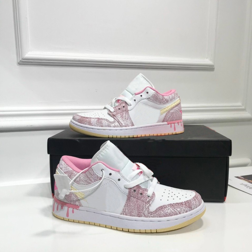 Giày sneakers Pink White cao cấp mã 210