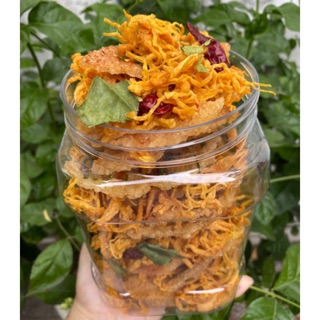 [FREESHIP TỪ 99k] 1Kg Cơm cháy lắc khô gà cay or lá chanh siêu ngon