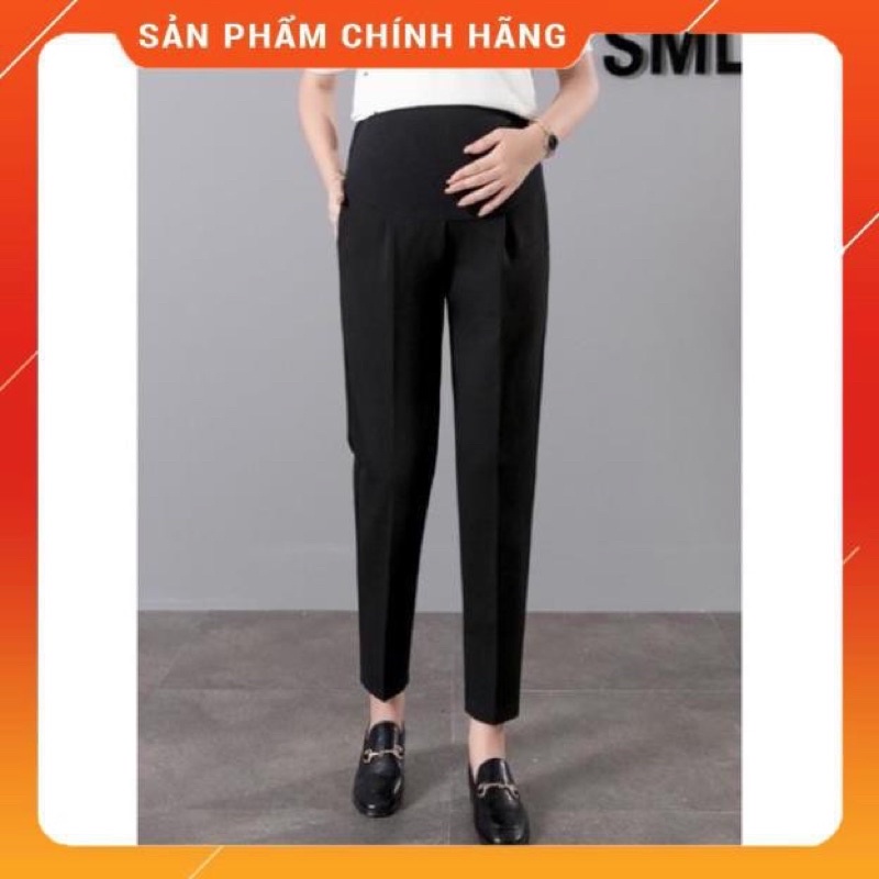 Quần Bầu Công Sở có đáp bụng chun chỉnh và size theo từng thai kì,ảnh thật shop chụp Chất Tuýt Si cao đẹp
