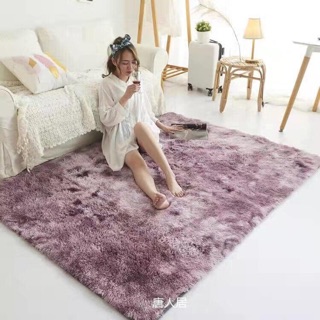 Thảm lông màu loang mới 2019