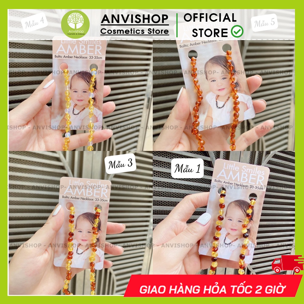 Vòng hổ phách Amber Little Smile Úc