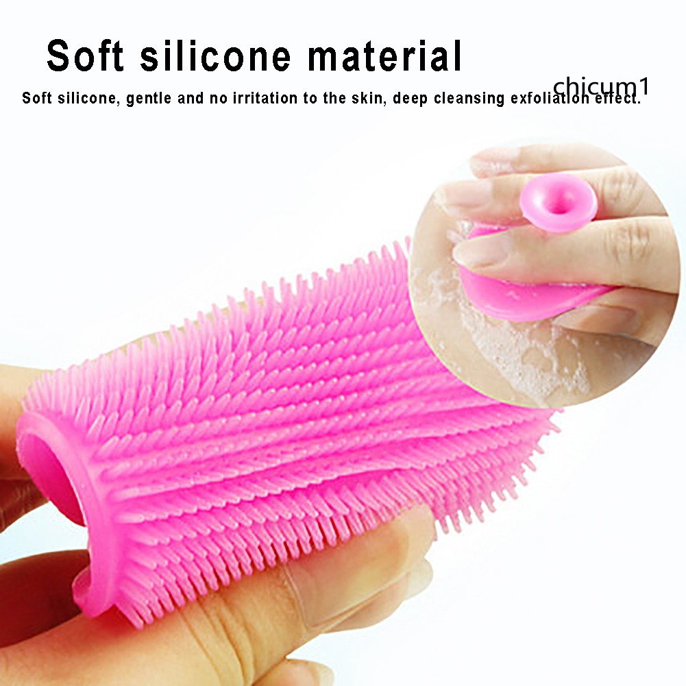 Cọ Rửa Mặt Bằng Silicon Làm Sạch Lỗ Chân Lông Chăm Sóc Da Mặt Tiện Dụng