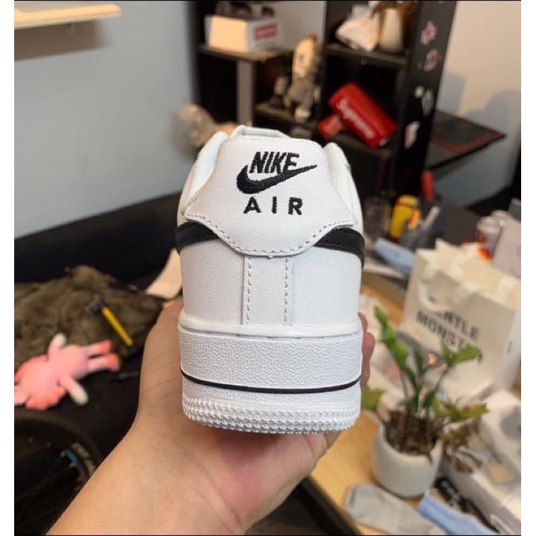 Giày AF1 Vệt Đen ,Giày Air Force 1 móc đen hàng cao cấp đầy đủ phụ kiện [FULL BOX BILL]