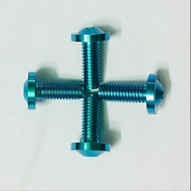 Bộ 4 Ốc Dĩa Titan 8li Gắn Dĩa Xe Ya