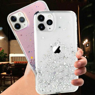 Ốp điện thoại trong suốt đính sequin lấp lánh cho for  iphone 14 13 Pro Max 12 Pro Max 12 mini 11 XS MAX  XS Max XR X 8 7 Plus 6 6s