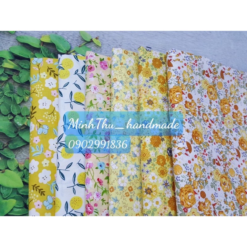 VẢI THÔ COTTON 1mx1m5. DÙNG TRONG MAY MẶC VÀ HANDMADE