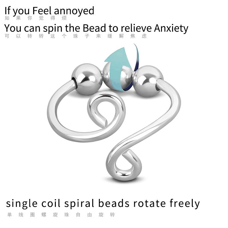 (MớI) Nhẫn DạNg Hở GiúP GiảM Stress