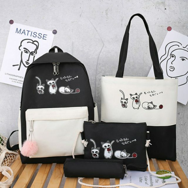 Cặp đi học đẹp 4 món | BigBuy360 - bigbuy360.vn